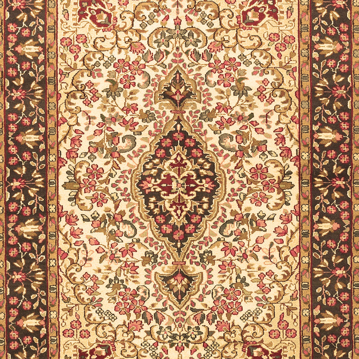 Machine Washable Persian Brown Traditional Rug, wshtr2848brn