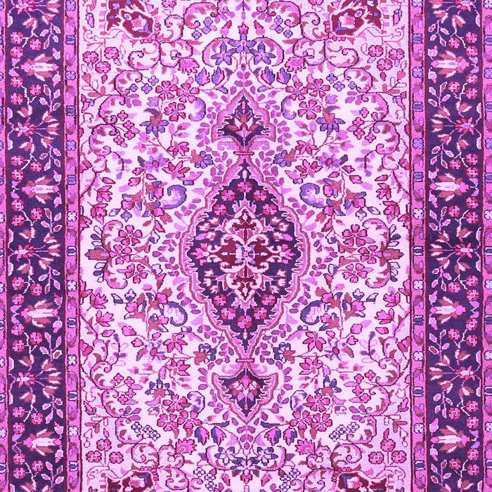 Machine Washable Persian Purple Traditional Area Rugs, wshtr2848pur