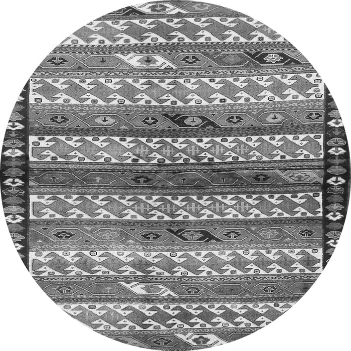 Machine Washable Southwestern Gray Country Rug, wshtr2849gry