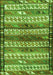 Southwestern Green Country Rug, tr2849grn