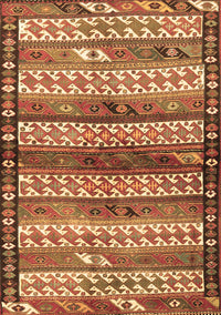 Southwestern Brown Country Rug, tr2849brn