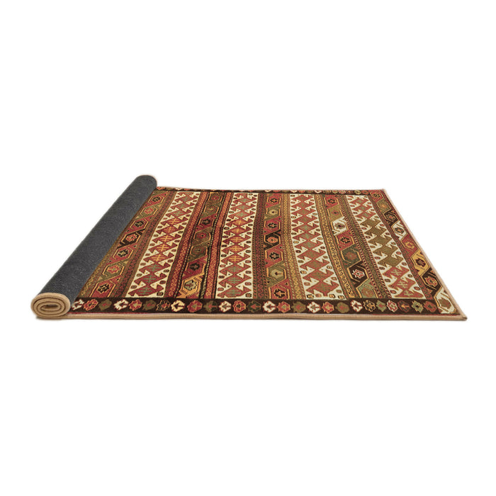 Sideview of Southwestern Brown Country Rug, tr2849brn