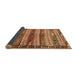 Sideview of Southwestern Brown Country Rug, tr2849brn