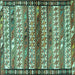 Square Southwestern Turquoise Country Rug, tr2849turq