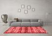 Country Red Washable Rugs