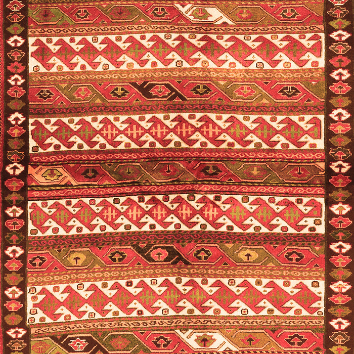 Southwestern Orange Country Rug, tr2849org