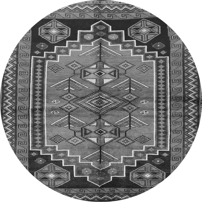 Square Persian Gray Traditional Rug, tr2850gry