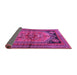 Sideview of Persian Purple Traditional Rug, tr2850pur