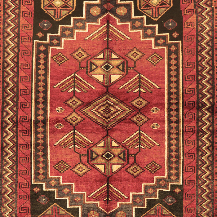 Machine Washable Persian Brown Traditional Rug, wshtr2850brn