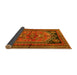 Sideview of Persian Yellow Traditional Rug, tr2850yw