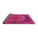 Sideview of Persian Pink Traditional Rug, tr2850pnk