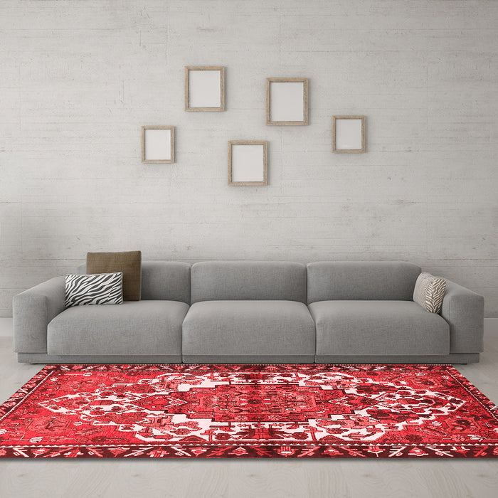 Traditional Red Washable Rugs