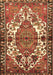 Machine Washable Persian Brown Traditional Rug, wshtr2851brn