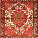 Serging Thickness of Persian Orange Traditional Rug, tr2851org