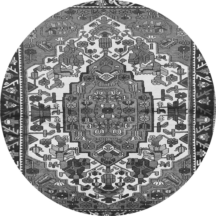 Square Persian Gray Traditional Rug, tr2851gry