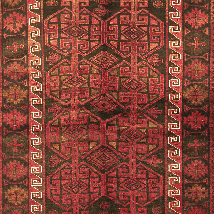 Machine Washable Persian Brown Traditional Rug, wshtr2852brn