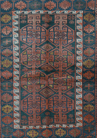 Persian Light Blue Traditional Rug, tr2852lblu