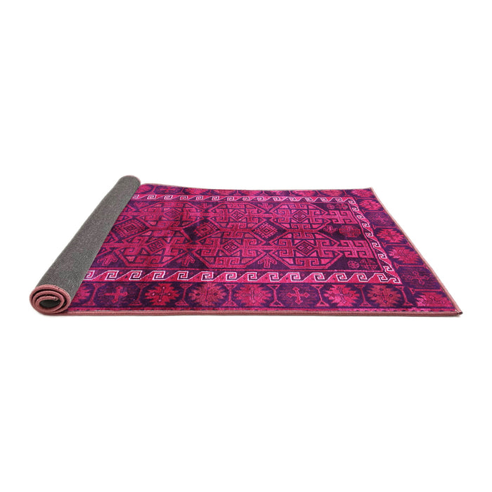 Sideview of Persian Pink Traditional Rug, tr2852pnk