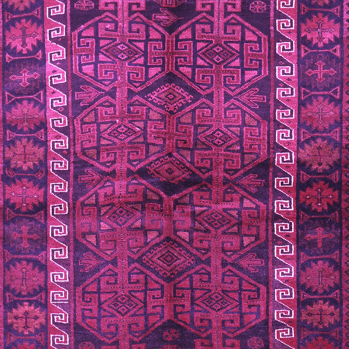 Machine Washable Persian Purple Traditional Area Rugs, wshtr2852pur