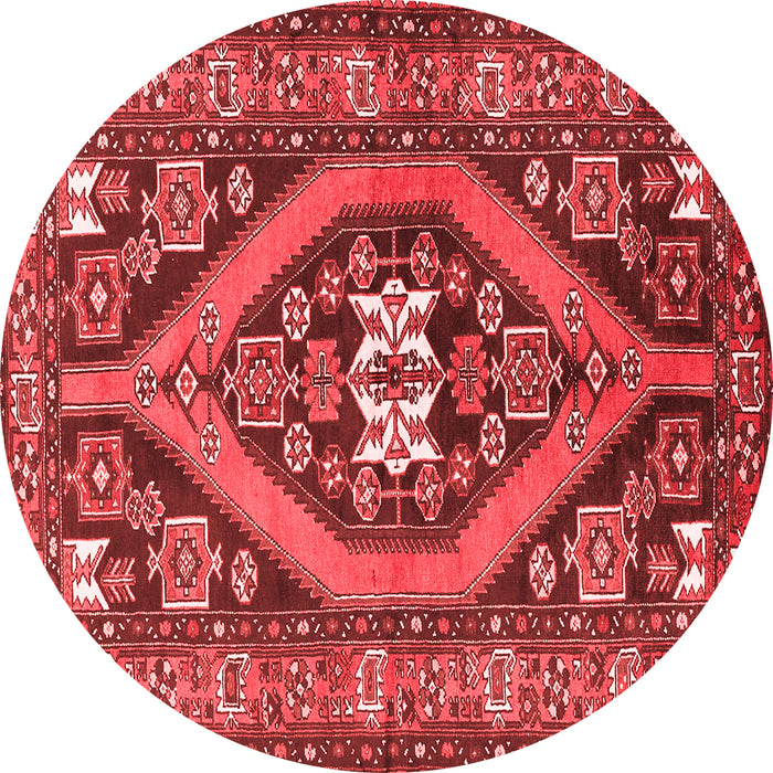 Machine Washable Persian Red Traditional Rug, wshtr2853red