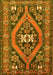 Machine Washable Persian Yellow Traditional Rug, wshtr2853yw