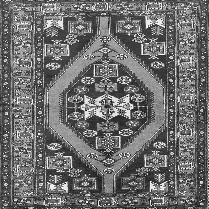 Serging Thickness of Persian Gray Traditional Rug, tr2853gry