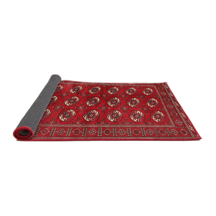 Sideview of Traditional Cherry Red Persian Rug, tr2854
