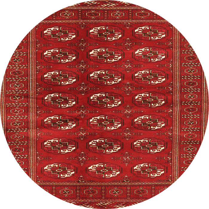 Square Persian Orange Traditional Rug, tr2854org