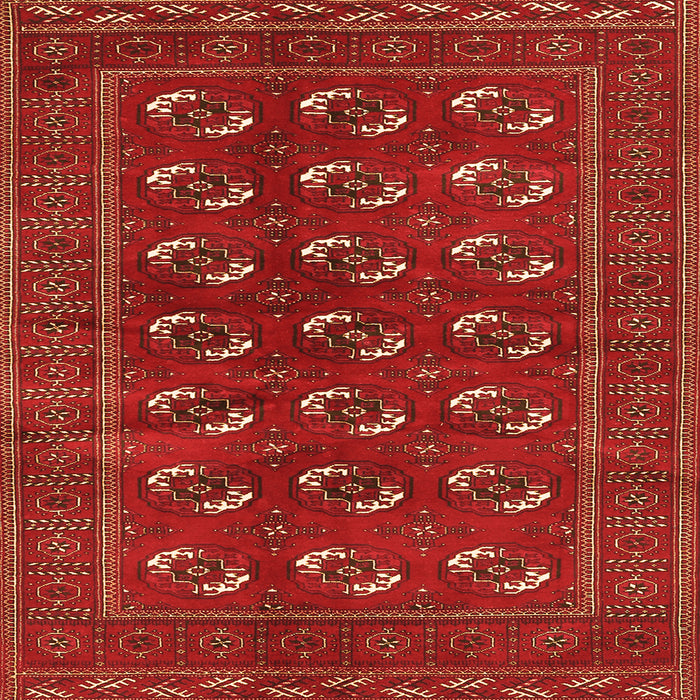 Serging Thickness of Persian Orange Traditional Rug, tr2854org