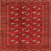 Serging Thickness of Persian Orange Traditional Rug, tr2854org