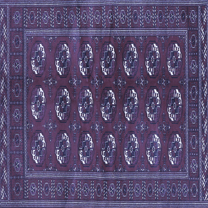 Square Persian Blue Traditional Rug, tr2854blu