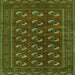 Serging Thickness of Persian Green Traditional Rug, tr2854grn