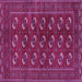 Square Persian Purple Traditional Rug, tr2854pur