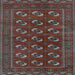 Square Persian Light Blue Traditional Rug, tr2854lblu