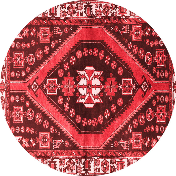 Machine Washable Persian Red Traditional Rug, wshtr2855red