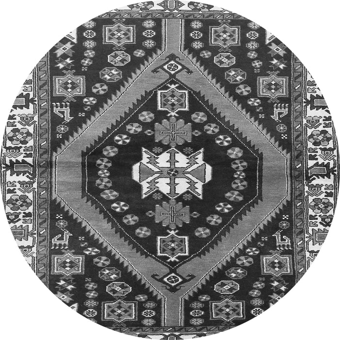 Machine Washable Persian Gray Traditional Rug, wshtr2855gry