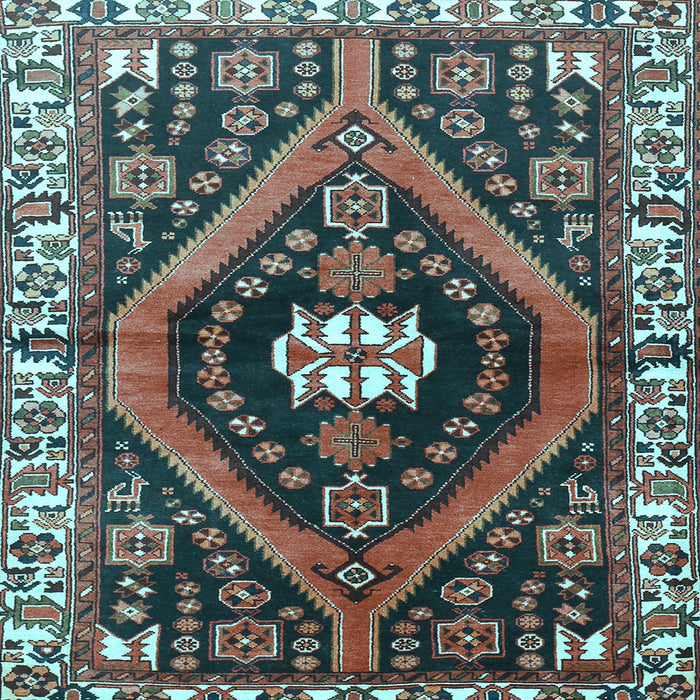 Square Persian Light Blue Traditional Rug, tr2855lblu