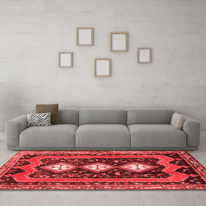 Traditional Red Washable Rugs
