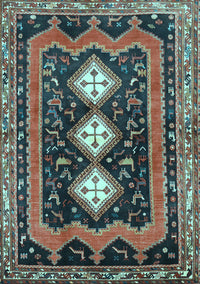 Persian Light Blue Traditional Rug, tr2856lblu