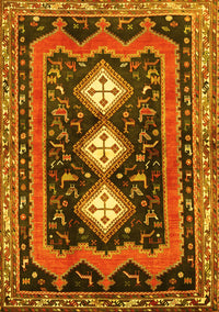 Persian Yellow Traditional Rug, tr2856yw