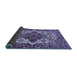 Sideview of Persian Blue Traditional Rug, tr2857blu