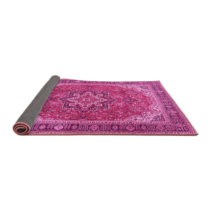 Sideview of Persian Pink Traditional Rug, tr2858pnk