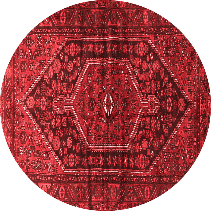 Machine Washable Persian Red Traditional Rug, wshtr2859red
