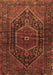 Machine Washable Persian Brown Traditional Rug, wshtr2859brn