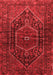 Persian Red Traditional Area Rugs