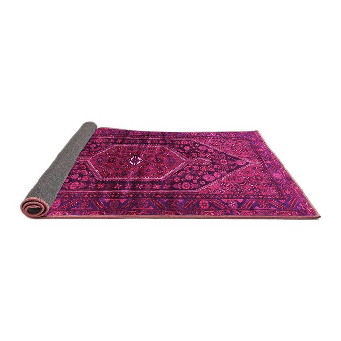Sideview of Persian Pink Traditional Rug, tr2859pnk