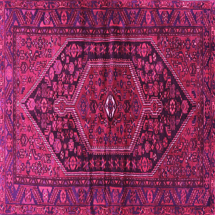 Square Persian Pink Traditional Rug, tr2859pnk