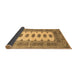 Sideview of Southwestern Brown Country Rug, tr285brn