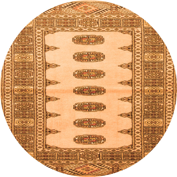 Square Southwestern Orange Country Rug, tr285org