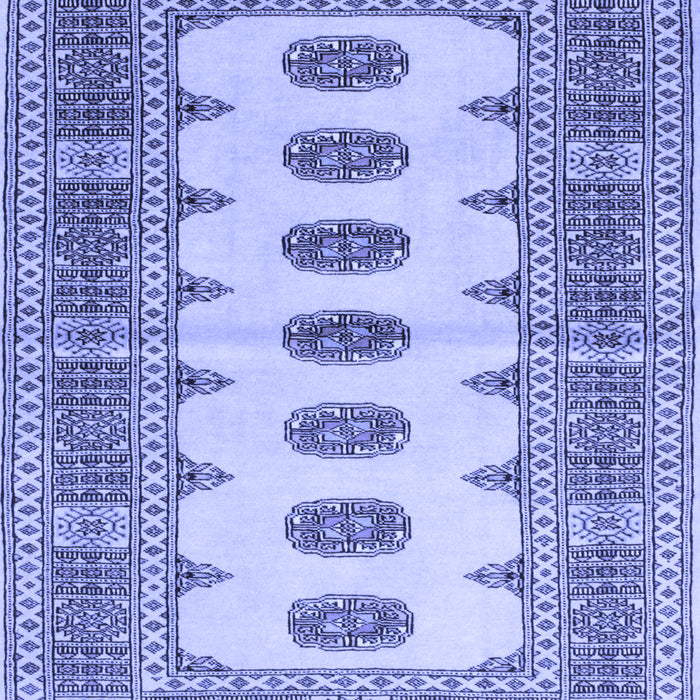Machine Washable Southwestern Blue Country Rug, wshtr285blu